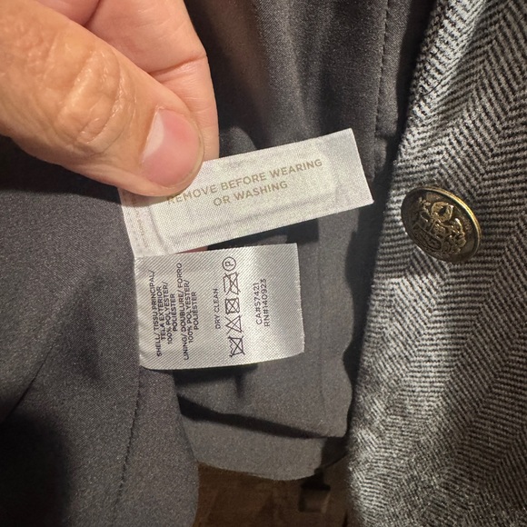 LOFT Gray Tailored Blazer Professional Suit Jacket - Picture 3 of 7